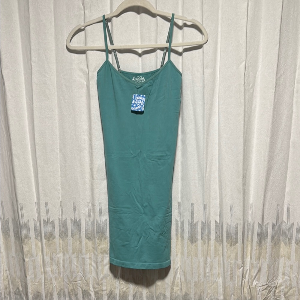 Teal Spaghetti Strap Dress